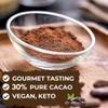 Gourmet Cocoa Powder - Rich Chocolate Flavor & High Flavanol Cacao - Ideal for Baking, Cold or Hot Chocolate Drinks - Natural, Vegan, Non-GMO, Costa Rica Origin, 1lb (30% Cocoa with Cane Sugar) view 4