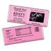 Baby Shower Favors with Sonogram Photo Personalized Chocolate Bars (12 Pack) - Pink view 1
