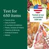 Check My Body Health 650 Items Essentials Food Sensitivity Test Kit for Adults and Kids  Non-Invasive Food Intolerance Test Kit  at-Home Hair Sample Bioresonance Testing with Results in 35 Days view 4