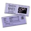 Baby Shower Favors with Photo Personalized Chocolate Bars (12 Pack) - Lilac view 1