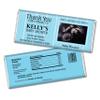 Baby Shower Favors with Sonogram Photo Personalized Chocolate Bars (12 Pack) - Blue view 1