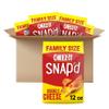 Cheez-It Snap'd, Cheesy Baked Snacks, Double Cheese, Family Size, 12oz Bag(Pack of 5) view 1