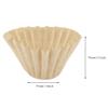 1-4 Cup Basket Coffee Filters, Natural Paper Coffee Filters Disposable Basket Filters, Unbleached Coffee Filter Paper Bulk Coffee Filters, Brown Coffee Maker Filters for Home Office Use, 50 Count, (L) view 2