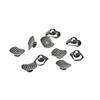 10 Packs Sino Dental Orthodontic Braces Brackets Lingual Buttons Bondable Double Wings Eyelets -10pcs/pack (Retangular Base) view 1
