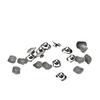 10 Packs Sino Dental Orthodontic Braces Brackets Lingual Buttons Bondable Double Wings Eyelets -10pcs/pack (Retangular Base) view 2