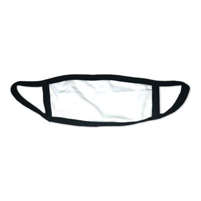 Rabbit Skins Kids 100% Cotton 2-Ply Face Mask OS PK 50 White/Black