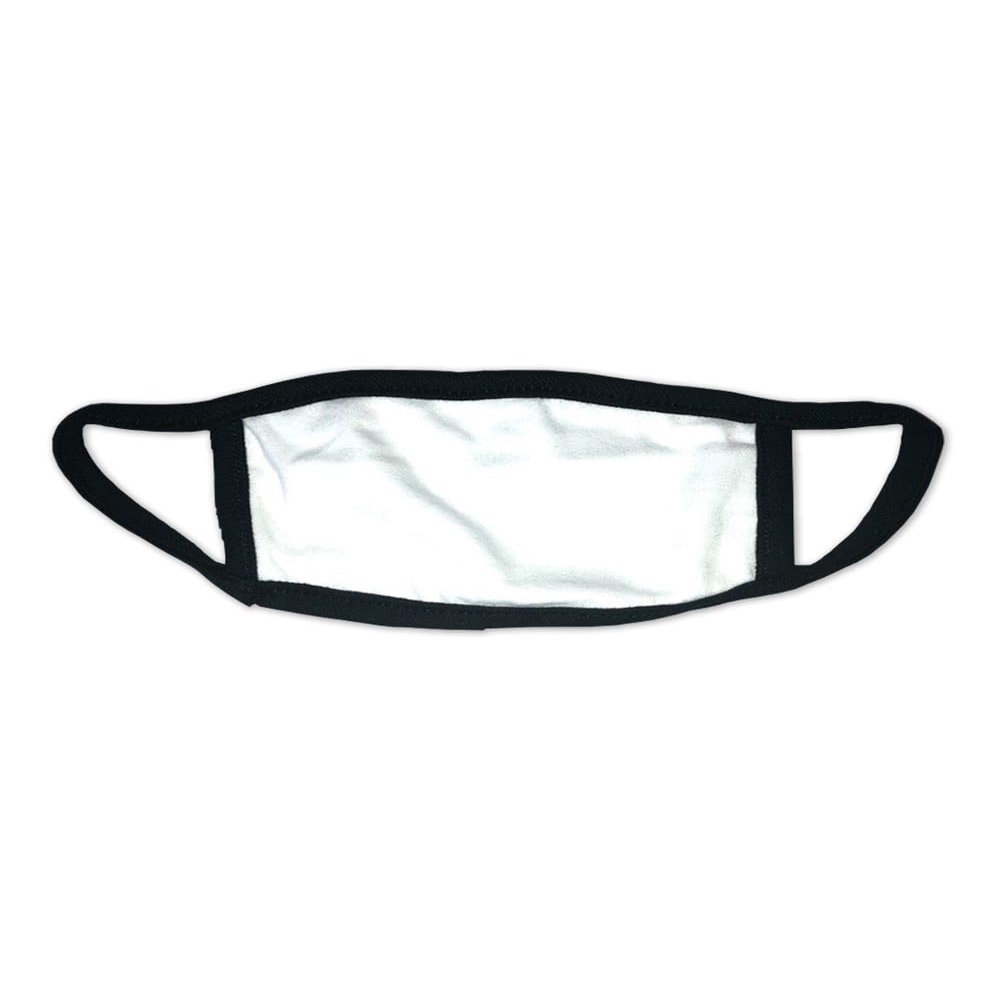 Rabbit Skins Kids 100% Cotton 2-Ply Face Mask OS PK 50 White/Black
