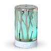 AROMAR Essential Ultrasonic Oil Diffuser Cool Mist humidifier & Aromatherapy - Metallic Finish Diffusers for Essential Oils with Auto Shut-Off and 7 Colors LED for Any Space 100ml.-Silver Prosperity- view 1