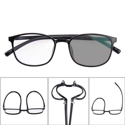 ACXZ Sunglasses Progressive Multifocus Photochromic Reading Glasses for Men Women, Red
