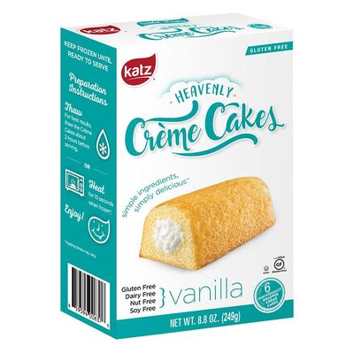 Katz Gluten Free Heavenly Vanilla Creme Cake, 8.8 Ounce -- 6 per case.