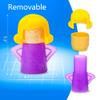 Abnaok Microwave Cleaner, 2 PCS Angry Mama Microwave Cleaner Microwave Oven Steam Cleaner Easily Clean in Minutes Cleans Add Vinegar and Water for Home or Office with English Manual (Purple) view 3