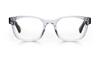eyebobs Biff Wide Premium Unisex Reading Glasses, Crystal Front with Demi Tortoise Temples, 0.00 Strength view 1