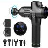 20 Speed LCD Display Massage Gun with 6 Massage Head (Gold) view 2