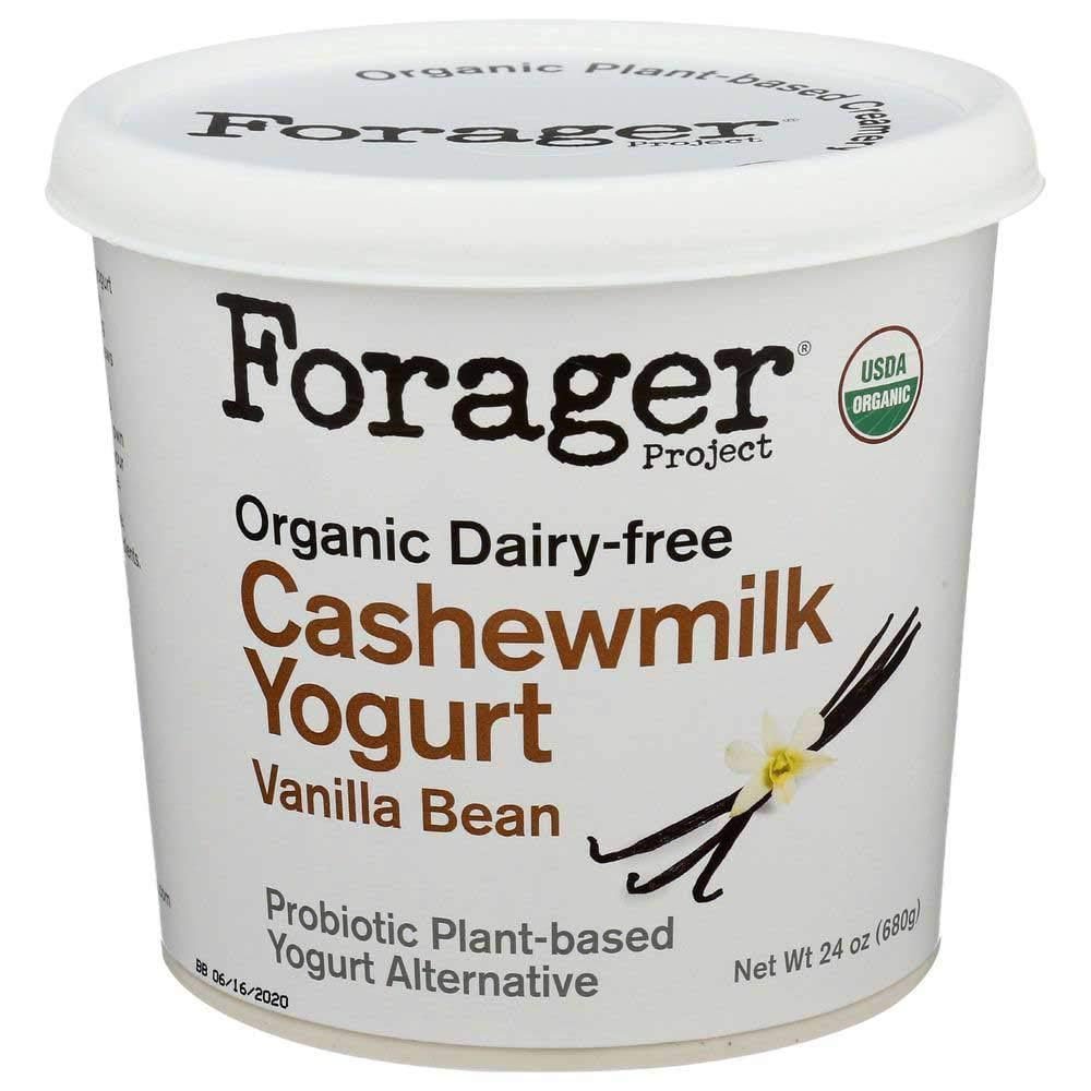 Forager Project Organic Dairy Free Vanilla Bean Cashewmilk Yogurt, 24 Ounce -- 6 per case.