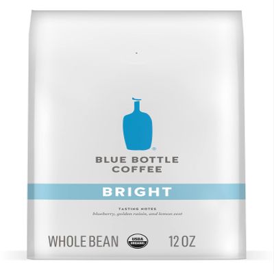Blue Bottle Whole Bean Organic Coffee, Bright, Light Roast, 12 Ounce Bag (Pack of 1)