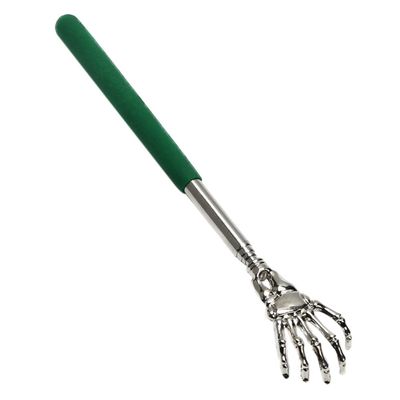 AKOAK 1 Pack Creative Ghost Claw Alloy Stretchable Tickle Tickling,Bear Claw Scratcher, Comfortable Handle, Suitable for Adult Old,Women and Men (Green)