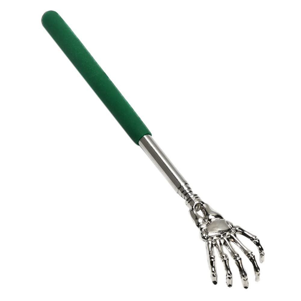 AKOAK 1 Pack Creative Ghost Claw Alloy Stretchable Tickle Tickling,Bear Claw Scratcher, Comfortable Handle, Suitable for Adult Old,Women and Men (Green)