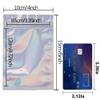 100 Pieces Mylar Holographic Resealable Bags - 4 x 6" Smell Proof Bags, Foil Pouch for Party Favor Food Storage (Holographic Color, 4 x 6 Inch) view 2