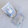 100 Pieces Mylar Holographic Resealable Bags - 4 x 6" Smell Proof Bags, Foil Pouch for Party Favor Food Storage (Holographic Color, 4 x 6 Inch) view 3