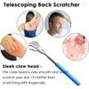 AKOAK 1 Pack Creative Ghost Claw Alloy Stretchable Tickle Tickling,Bear Claw Scratcher, Comfortable Handle, Suitable for Adult Old,Women and Men (Blue) view 2