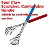 AKOAK 1 Pack Creative Ghost Claw Alloy Stretchable Tickle Tickling,Bear Claw Scratcher, Comfortable Handle, Suitable for Adult Old,Women and Men (Blue) view 3