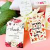 100 Pieces Thanksgiving Gift Tags, Autumn Gift Card with String Fits Winter Holiday Fall DIY Arts and Crafts view 3