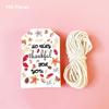 100 Pieces Thanksgiving Gift Tags, Autumn Gift Card with String Fits Winter Holiday Fall DIY Arts and Crafts view 4