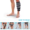 2Pack Knee Compression Sleeve Adjustable Knee Bandage Patella Support Brace Wrap Kneepad Sleeve Sports Protect Knee Protect Knee Brace view 2