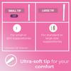 Natureland Personal Suppository Applicators for Women, Individually Wrapped Disposable Applicators with Silky Smooth Comfort Tip, Daily Intimate Care Tool (Large tip applicators, 20 Count (Pack of 1)) view 2