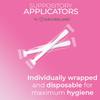 Natureland Personal Suppository Applicators for Women, Individually Wrapped Disposable Applicators with Silky Smooth Comfort Tip, Daily Intimate Care Tool (Large tip applicators, 20 Count (Pack of 1)) view 4