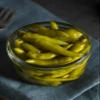 Marconi Hot Pickled Green Sport Peppers 32 Oz Glass Jar Condiment for Chicago Style Hot Dogs view 3