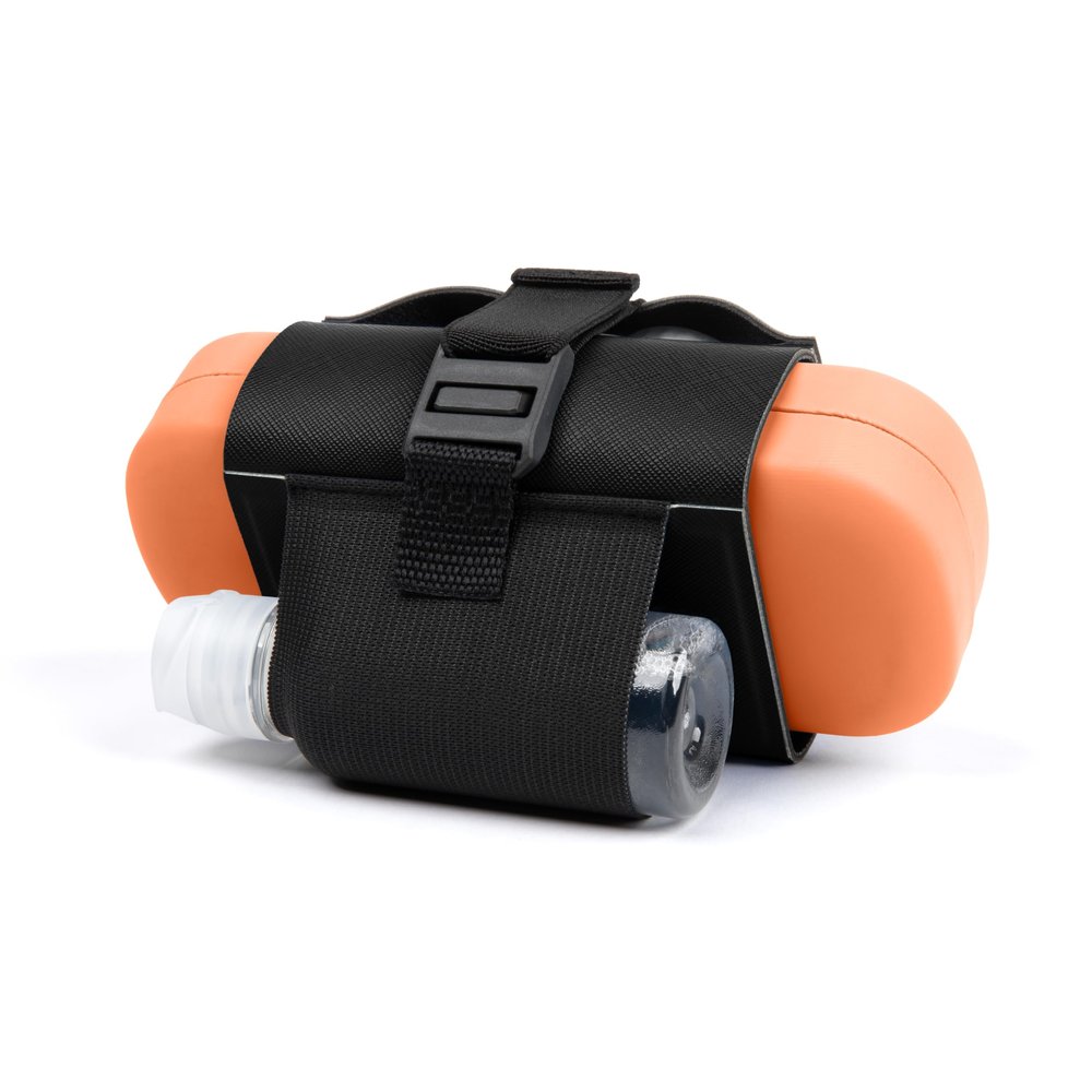 Oplee Travel Contact Lens Case, Portable Design with Built-in Mirror (Travel Case Only) (Black)