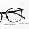 ACXZ Sunglasses Photochromic Progressive Multifocal Sun Reading Glasses for Men Women, Black Large Frame/TR90 Flexible Temples view 2