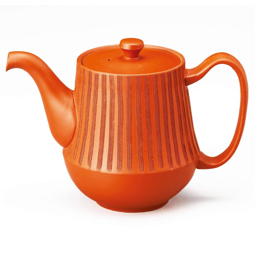 Yamaki Ikai Ishiryu Shuimu Combed Coffee Tea Pot