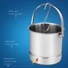 GNEGKLEAN Enema Kit Stainless Steel 2 Quart Capacity Bucket 5ft Silicone Hose for Colon Detox Cleanse Enemas view 2