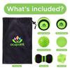 Acupoint Massage Ball Therapy Set for Muscle Knots and Post-Workout - Physical Therapy Balls, Trigger Point & Yoga Therapy, Massage Ball for Feet - 6-Piece Set (Green)' view 2