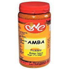 Shemesh Amba-Pickled Mango Sauce. 500 gram. Kosher