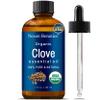 Organic Clove Essential Oil 30 ml - Pure, Natural, Undiluted for Toothache, Sore Muscles, Skin & Hair Care - Soothing Clove Bud Essential Oil - Nexon Botanics view 1