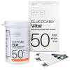 ARKRAY GLUCOCARD Vital Blood Glucose Test Strips  No Coding Required, Fast 7-Second Results, 0.5 Microliter Sample Size  Compatible with GLUCOCARD Vital Blood Glucose Meter, 50 Count view 1