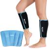 REVIX Calf and Shin Ice Packs, Reusable Leg Cold Packs for Shin Discomfort Relief, Cold Compression Brace for Leg, Elbow, Knee Post-Workout Recovery and Support, Set of 2 view 1