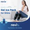 REVIX Calf and Shin Ice Packs, Reusable Leg Cold Packs for Shin Discomfort Relief, Cold Compression Brace for Leg, Elbow, Knee Post-Workout Recovery and Support, Set of 2 view 2