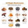 14 Mushrooms Supplement 120 Capsules - Immune System Booster & Nootropic Brain Supplement  with Lions Mane, Reishi, Maitake, Turkey Tail, Chaga Complex  Black Pepper for Absorption, 30% Beta-Glucan view 3