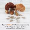 14 Mushrooms Supplement 120 Capsules - Immune System Booster & Nootropic Brain Supplement  with Lions Mane, Reishi, Maitake, Turkey Tail, Chaga Complex  Black Pepper for Absorption, 30% Beta-Glucan view 4