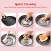 Patelai 8 Pieces Cast Iron Skillet Cleaner Care Kit Include Chainmail Scrubber, Bamboo Handle Dish Brush, Scrub Brushes, Pan Grill Scrapers for Cleaning Cast Iron Skillets, Pot & Pans(Orange) view 2