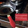 Patelai 8 Pieces Cast Iron Skillet Cleaner Care Kit Include Chainmail Scrubber, Bamboo Handle Dish Brush, Scrub Brushes, Pan Grill Scrapers for Cleaning Cast Iron Skillets, Pot & Pans(Orange) view 4