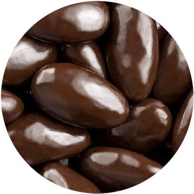 Gourmet, Chocolate-Covered Freshly Roasted Almonds (Dark Chocolate, 3 LB)