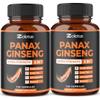 Zolotus Korean Red Panax Ginseng + Ginkgo Biloba, Ashwagandha, Beetroot, Green Tea - 120 Capsules (Pack of 2) view 1