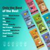 Amrita Nut Free 6 Flavor Variety Pack Vegan Protein Bars (12 CT) | 11g to 12g Plant-Based Protein Bar | Peanut Free, Gluten Free, and Dairy Free | Low Sugar, High Fiber, Healthy School-Safe Snacks view 4