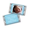 100ct Personalized Baby Boy Birth Announcement Candy Favors Mini Wrappers with Photo (100 Pack) view 1