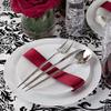 Novelty Modern Flatware, Cutlery, Disposable Plastic Teaspoons/Dessert Spoon Luxury Silver 32 Count view 4